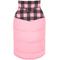 Show in main carousel: Frisco Mediumweight Boulder Plaid Insulated Dog & Cat Puffer Coat, Pink, X-Large slide 5 of 11