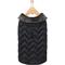 Show in main carousel: Frisco Mediumweight Chevron Insulated Quilted Dog & Cat Coat, Black, X-Large slide 4 of 8