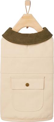 Show full view: Frisco Mediumweight Cotton Duck Canvas Dog & Cat Jacket, Tan, Small slide 4 of 9