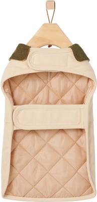 Show full view: Frisco Mediumweight Cotton Duck Canvas Dog & Cat Jacket, Tan, Small slide 5 of 9