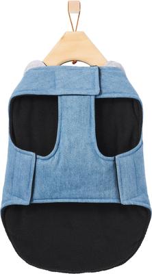 Show full view: Frisco Mediumweight Denim Insulated Dog & Cat Fleece Jacket, Large slide 5 of 9
