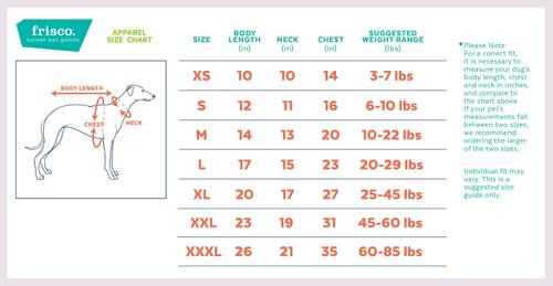 Show full view: Frisco Mediumweight Denim Insulated Dog & Cat Fleece Jacket, XX-Large slide 2 of 8