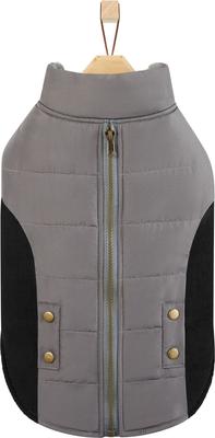 Show full view: Frisco Mediumweight Faux Zipper Dog & Cat Jacket, Medium slide 4 of 10