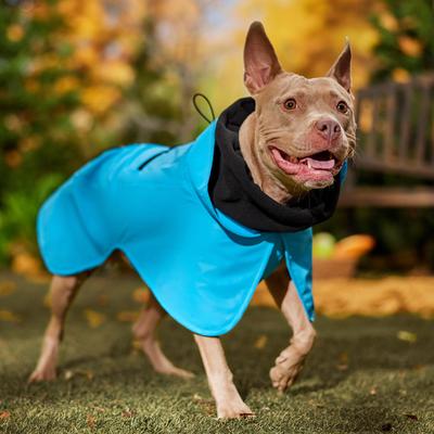 Show full view: Frisco Mediumweight High Visibility Fleece Lined Dog Coat with Snood, Large slide 7 of 10