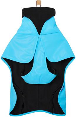 Show full view: Frisco Mediumweight High Visibility Fleece Lined Dog Coat with Snood, Medium slide 4 of 10
