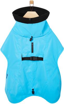 Show full view: Frisco Mediumweight High Visibility Fleece Lined Dog Coat with Snood, Medium slide 3 of 10