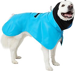 Frisco Mediumweight High Visibility Fleece Lined Dog Coat with Snood, XX-Large
