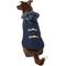 Show in main carousel: Frisco Mediumweight Plaid Hooded Insulated Dog & Cat Peacoat, Navy, Small slide 4 of 10