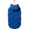 Show in main carousel: Frisco Mediumweight Quilted Dog & Cat Puffer with Removable Hood, Blue, Medium slide 4 of 12