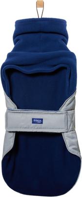 Show full view: Frisco Mediumweight Reflective Fleece Lined Quilted Dog & Cat Coat, Gray, XX-Large slide 4 of 11