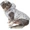 Show in main carousel: Frisco Mediumweight Silver Polka Dotted Insulated Dog & Cat Coat, Gray, Large slide 1 of 7