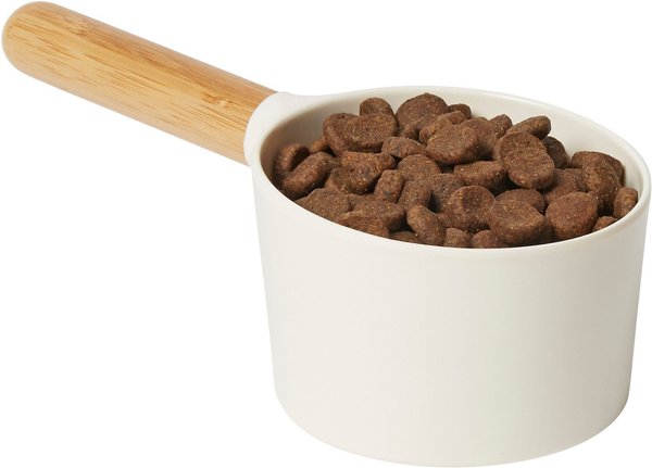 Frisco Melamine Dog & Cat Food Scoop with Bamboo Handle