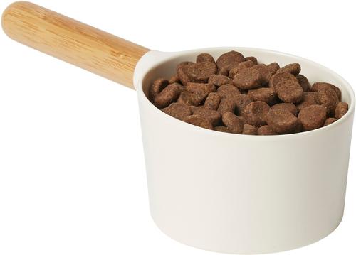 Show full view: Frisco Melamine Dog & Cat Food Scoop with Bamboo Handle, Small: 1 cup slide 3 of 5