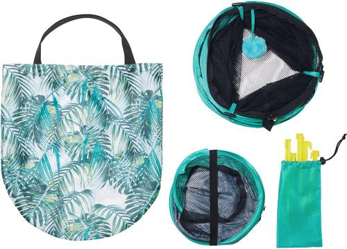 Show full view: Frisco Mesh Outdoor Pop-up Cat Hexagon Playpen & Tunnel, Leaf, 30-in L x 27-in H slide 3 of 9