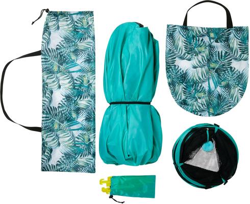 Show full view: Frisco Mesh Outdoor Pop-up Cat Playpen Tent & Tunnel, Leaf, 71-in L x 39-in H slide 3 of 10