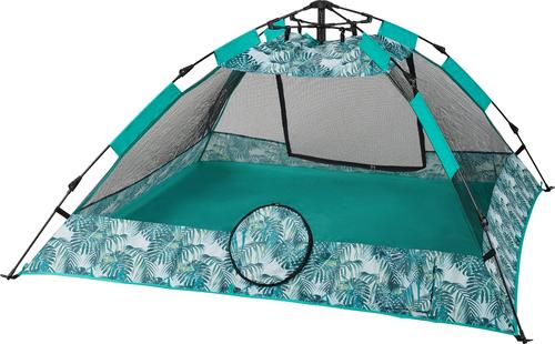 Show full view: Frisco Mesh Outdoor Pop-up Cat Playpen Tent & Tunnel, Leaf, 71-in L x 39-in H slide 4 of 10