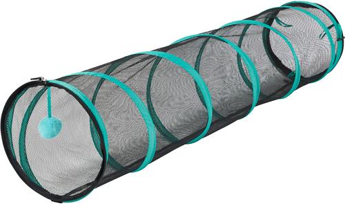 Show full view: Frisco Mesh Outdoor Pop-up Cat Round Playpen & Tunnel, Leaf, 36-in L x 24-in H slide 5 of 9