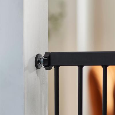 Show full view: Frisco Metal Pattern Extra Tall Auto-close Dog Gate, 41-in, Black slide 5 of 9