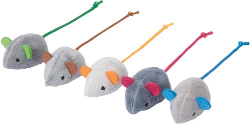 Show full view: Frisco Mice Plush Cat Toy with Catnip, 10 count slide 2 of 6
