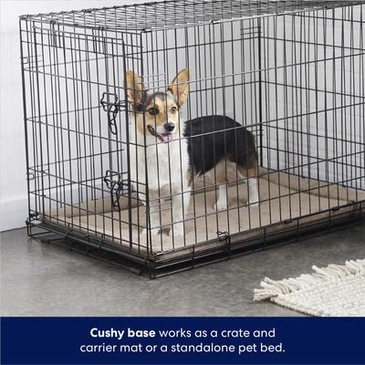 Show full view: Frisco Micro Terry Dog Crate Mat, Taupe, 36-in slide 4 of 6