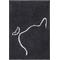 Show in main carousel: Frisco Microfiber Chenille Cat Silhouette Litter Mat, Gray slide 1 of 7