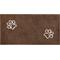 Show in main carousel: Frisco Microfiber Chenille Paw Print Doormat Runner, Brown slide 1 of 5