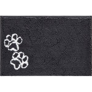 Frisco Microfiber Chenille Paw Print Mat, Large