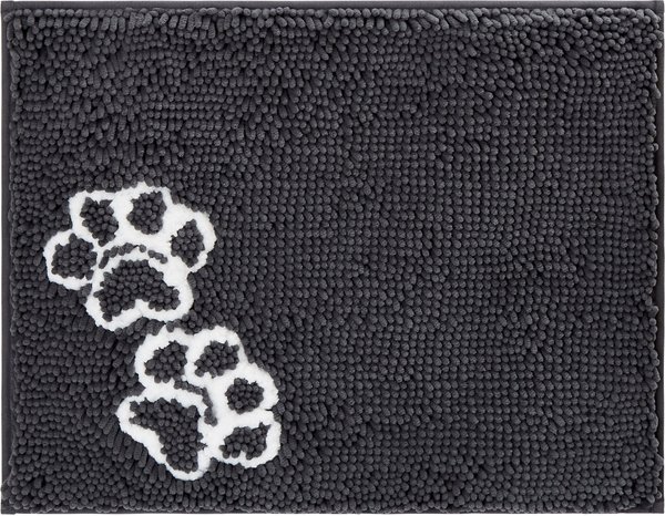 Show full view: Frisco Microfiber Chenille Paw Print Mat, Small/Medium slide 1 of 6