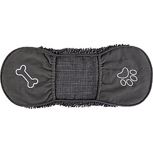 Frisco Microfiber Chenille Shammy Towel, Gray, Small/Medium
