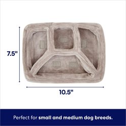 Frisco Microwave Dinner Interactive Plush Squeaky Dog Toy, Small/Medium slide 2 of 6