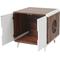 Show in main carousel: Frisco Mid-Century Modern Side Table Cat Litter Box Cover, Walnut slide 3 of 7
