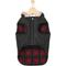 Show in main carousel: Frisco Mid-Heavyweight Cinching Insulated Dog & Cat Parka, Black/Red Plaid, Small slide 5 of 9