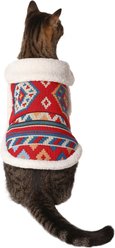 Frisco Mid-Heavyweight Geometric Western Dog & Cat Coat, X-Small