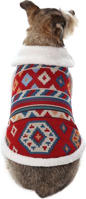 Show full view: Frisco Mid-Heavyweight Geometric Western Dog & Cat Coat, X-Small slide 4 of 10