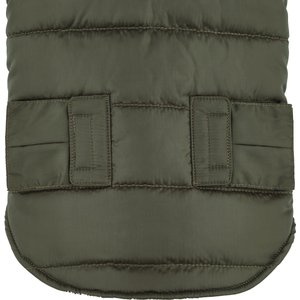 Frisco Mid-Heavyweight Portland Insulated Dog & Cat Parka, Olive, Medium