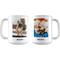 Show in main carousel: Frisco Minimalistic Woof White Personalized Coffee Mug, 15-oz slide 1 of 5