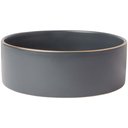 Frisco Modern Gold Rim Ceramic Bowl, Deep Sea Blue, Large: 8 cup
