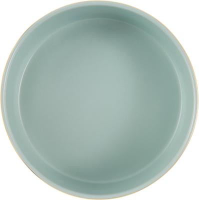 Show full view: Frisco Modern Gold Rim Ceramic Bowl, Soft Seafoam, Medium: 5 cup slide 4 of 7