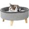 Show in main carousel: Frisco Modern Round + Tunnel Elevated Cat Bed slide 2 of 9