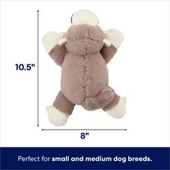 Frisco Monkey Plush Squeaky Dog Toy, Small/Medium slide 2 of 6