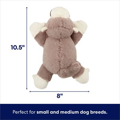 Show full view: Frisco Monkey Plush Squeaky Dog Toy, Small/Medium slide 2 of 7