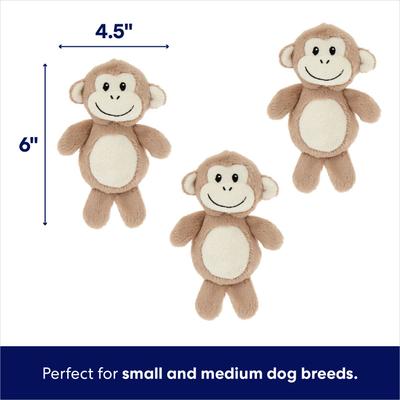 Show full view: Frisco Monkeys in Tree Hide & Seek Puzzle Plush Squeaky Dog Toy, Small/Medium slide 4 of 10