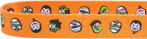 Show full view: Frisco Monster Bash Polyester Dog Collar, Large: 18 to 26-in neck, 1-in wide slide 3 of 5