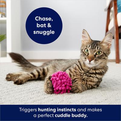 Show full view: Frisco Moppy Ball Cat Toy with Catnip, Pink slide 4 of 6