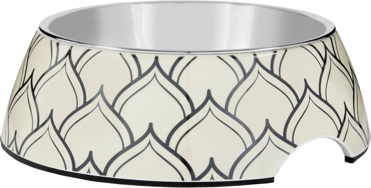 Frisco Moroccan Design Stainless Steel Dog & Cat Bowl