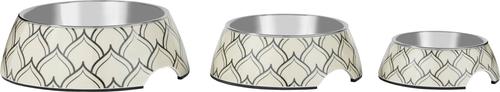 Show full view: Frisco Moroccan Design Stainless Steel Dog & Cat Bowl, Medium: 3 cup slide 5 of 8