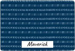 Frisco Mudcloth Personalized Dog & Cat Placemat