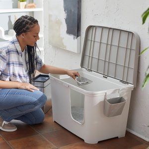 Frisco Multi-Function Covered Cat Litter Box,  29-in, Without Tray