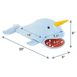 Frisco Narwhal Small Pet Cave, Blue slide 2 of 4