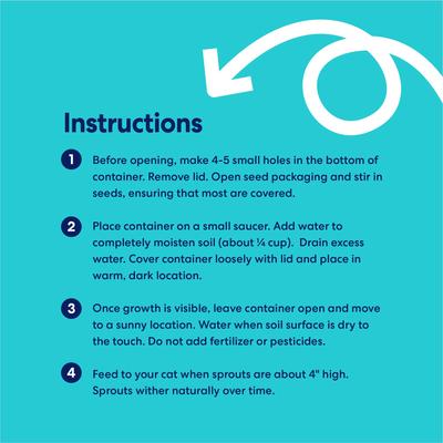 Show full view: Frisco Natural Cat Grass Growing Kit slide 7 of 10